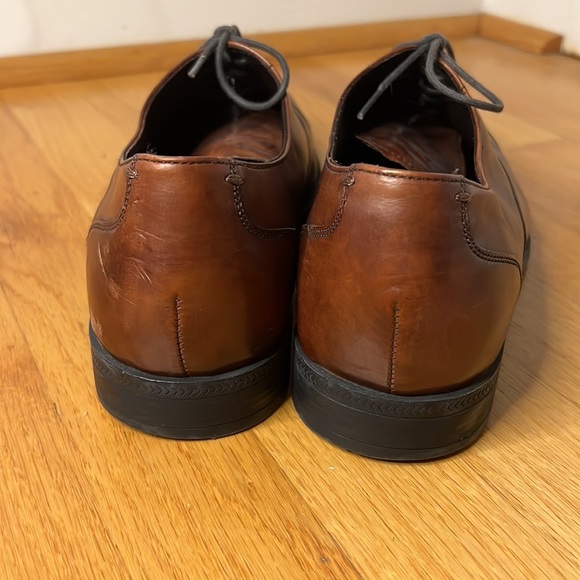 Men’s Cole Haan Cognac Cap toe NikeAir sole Dress shoes, size 10 - Picture 5 of 5